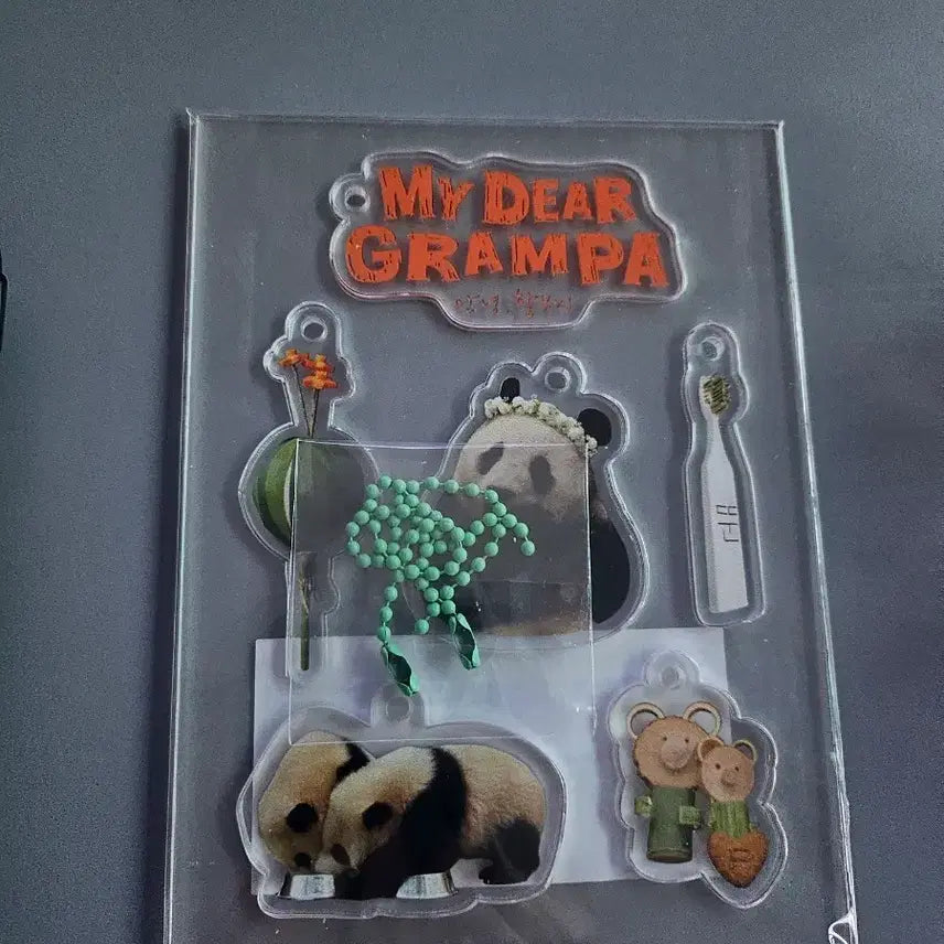 [BUNJANG] Fu Bao Acrylic Keyring Set / 안녕 푸바오 아크릴 키링