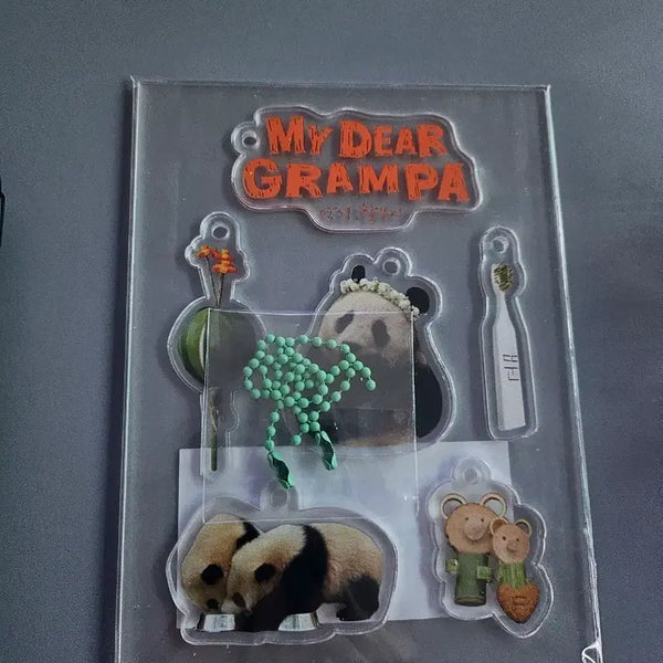 [BUNJANG] Fu Bao Acrylic Keyring Set / 안녕 푸바오 아크릴 키링