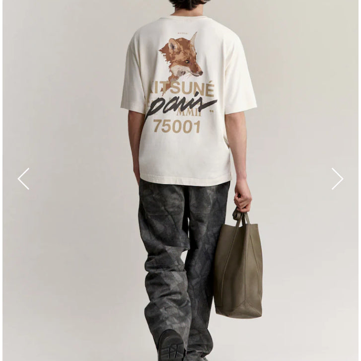 [BUNJANG] Maison Kitsuné 26FW Mmii Fox Head Oversize T-Shirt / 메종키츠네 26fw Mmii Fox Head Oversize Tee-Shirt