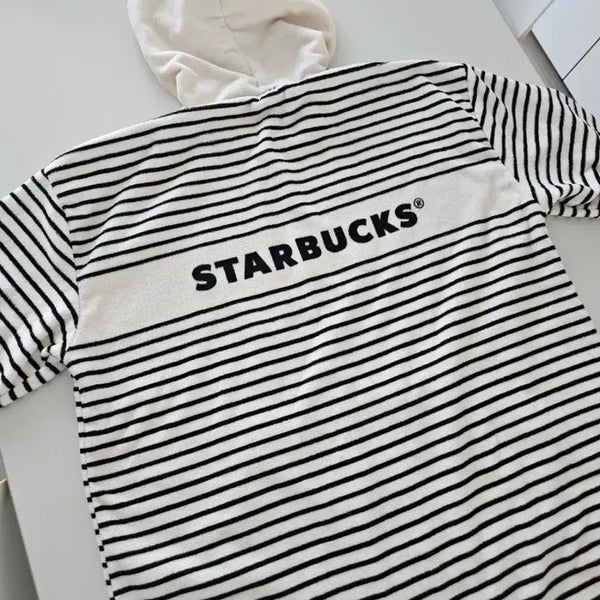 [BUNJANG] Starbucks Summer Cozy Hoodie Black / 스타벅스 서머코지 후디 후드 블랙