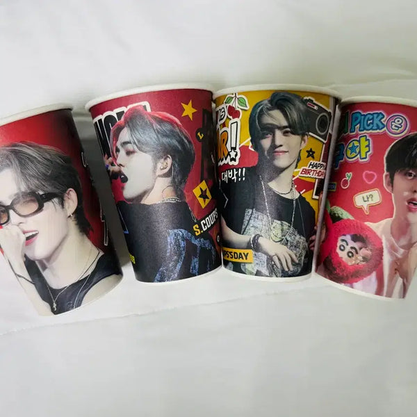 [BUNJANG] S.Coups Birthday Cafe Cup Holder Bundle Set / 에스쿱스 생카 컵홀더 에스쿱스 생일카페