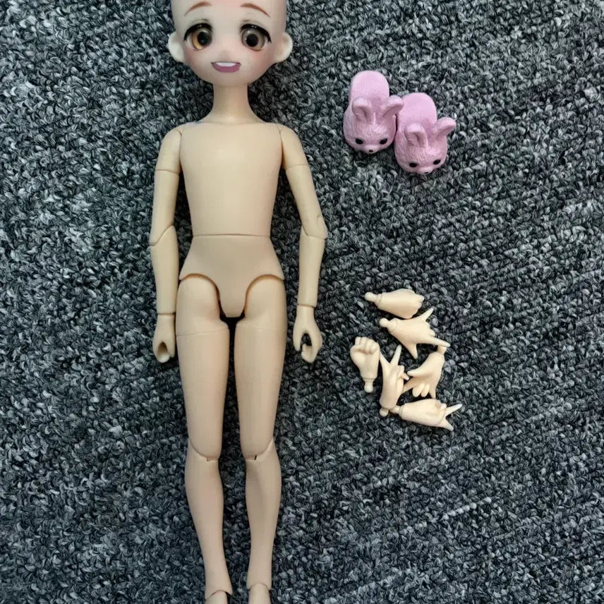 [BUNJANG] AZONE Pureneemo Boy Body & Cotton Candy Head Bundle Set / 아존 퓨어니모 남아바디 솜사탕 헤드 물품 일괄