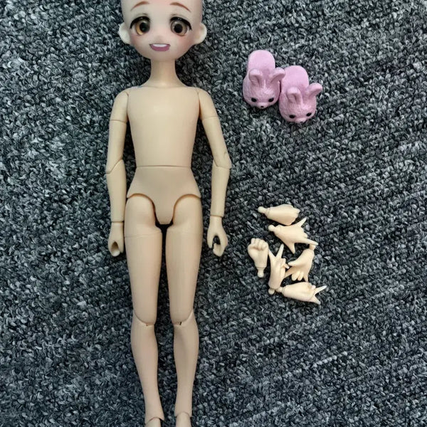 [BUNJANG] AZONE Pureneemo Boy Body & Cotton Candy Head Bundle Set / 아존 퓨어니모 남아바디 솜사탕 헤드 물품 일괄