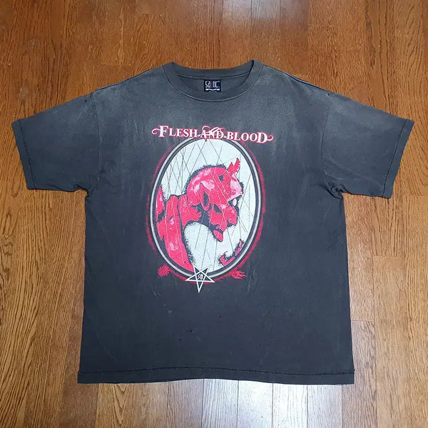 [BUNJANG] Saint Michael Devil Black T-Shirt (XL) / [XL] 세인트미카엘 데빌 블랙 새제품 SAINT MICHAEL 생미카엘