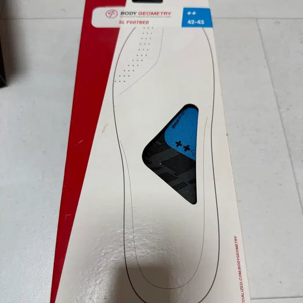 [BUNJANG] Specialized Body Geometry SL Footbed Insole Blue 42-43 / 스페셜라이즈드 바디 지오메트리 SL 풋베드 인솔 블루++ 42-43