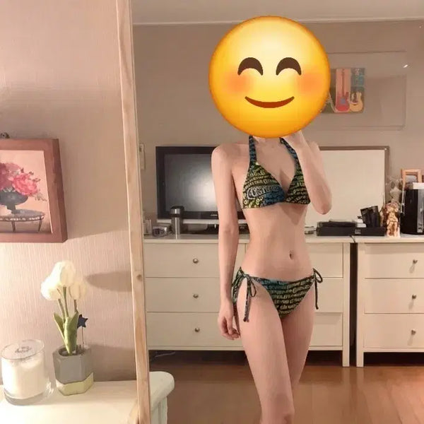 [BUNJANG] Vivid Pattern Bikini Swimsuit / 비키니 수영복