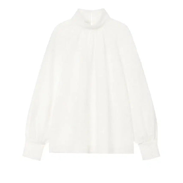[BUNJANG] ORR Lace Highneck Top Ivory M / ORR 오르 레이스탑 아이보리 M
