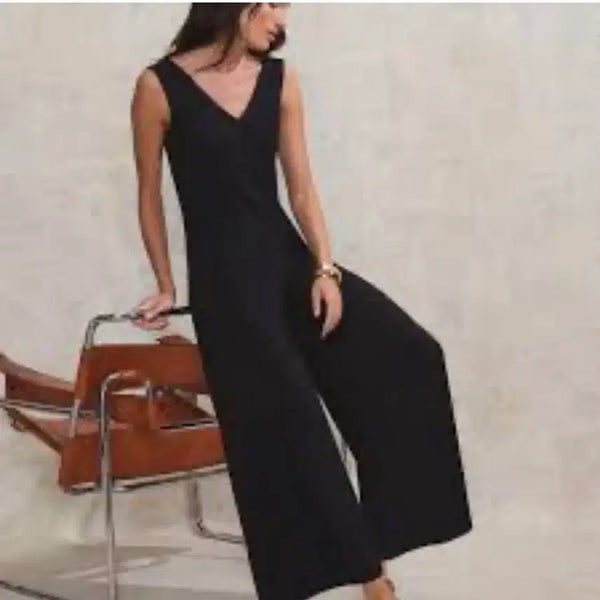 [BUNJANG] COS V-Neck Wide Jumpsuit / [상태최상] COS(코스) 브이넥 와이드 점프수트 원가19