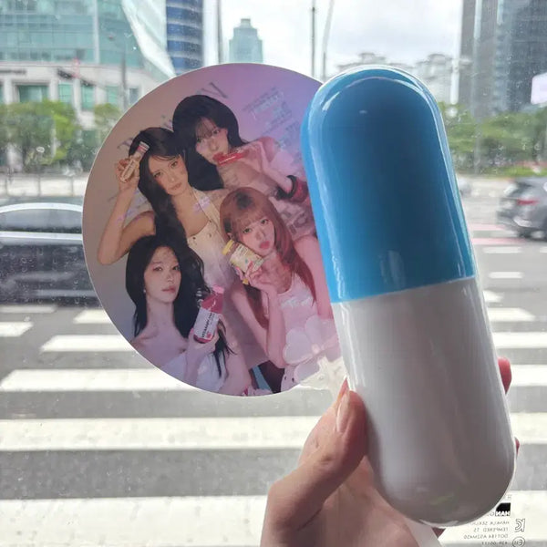 [BUNJANG] Fromis_9 Music Bank Vitamin Umbrella & Fan Bundle / 프로미스나인 공방 우산 부채