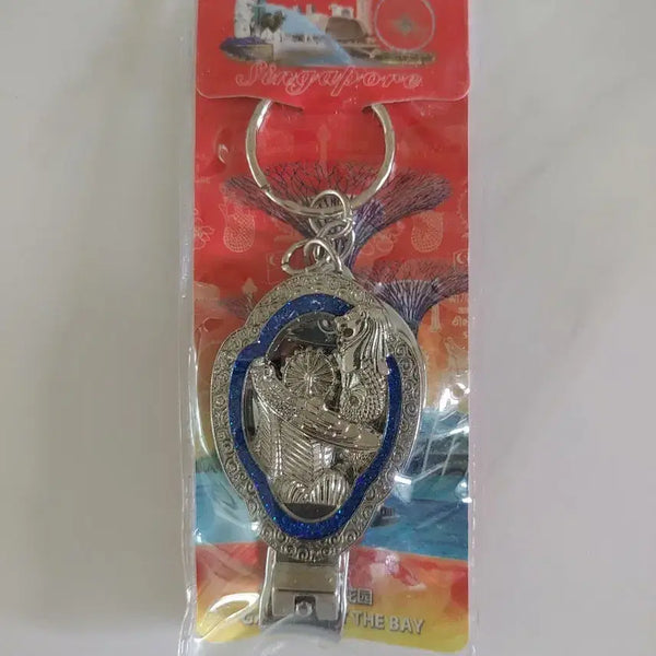 [BUNJANG] Singapore Souvenir Nail Clipper Keychain with Bottle Opener / 싱가포르 기념품 손톱깎이  키링