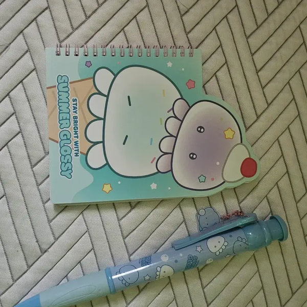 [BUNJANG] Daiso Jellyfish Jumbo Pen & Notebook Set / 다이소 해파리 제품