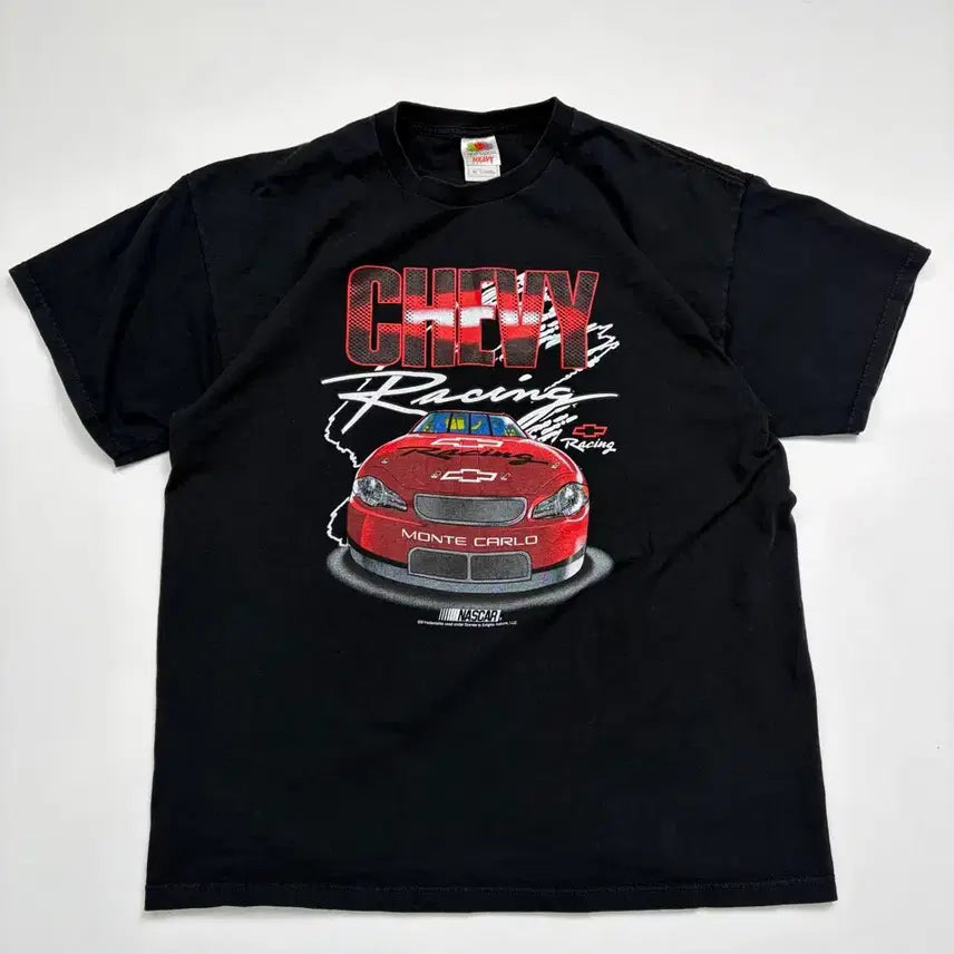 [BUNJANG] 1990s Chevy Nascar Short Sleeve T-Shirt (Black) / 90s Chevy Nascar Tee (black)