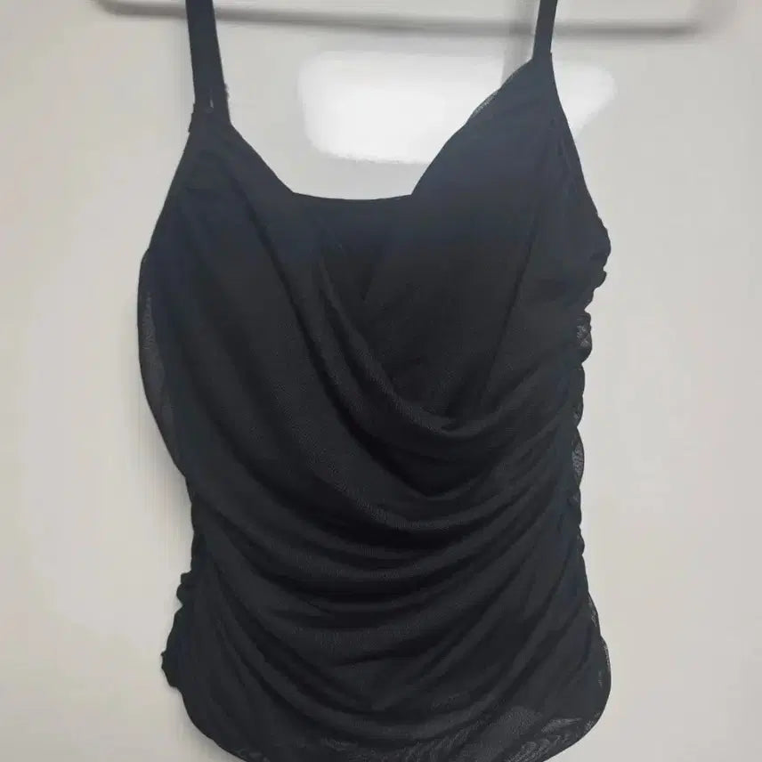 [BUNJANG] Black Smocked Cami Tank Top Bundle / 캡나시일괄