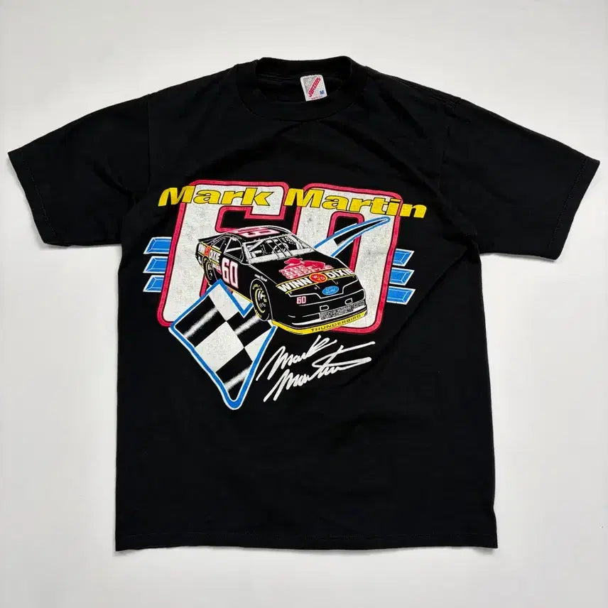 [BUNJANG] 90s Nascar T-Shirt Black / 90s Nascar Tee (black)
