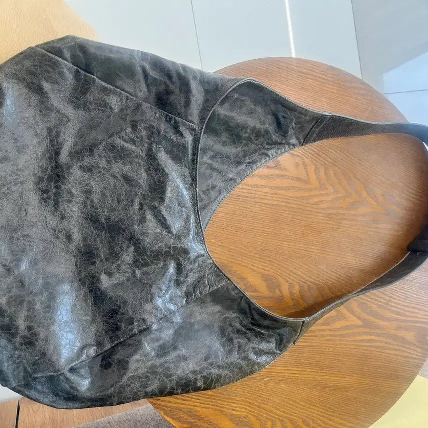 [BUNJANG] COER Halfmoon Shoulder Bag Black Leather / 쿠어 하프문 블랙