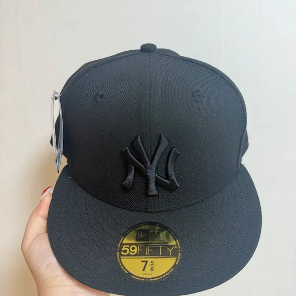 [BUNJANG] New Era MLB New York Yankees Basic Fitted Cap Black/Black / MLB 뉴욕 양키스 베이직 피티드캡 블랙/블랙 새상품
