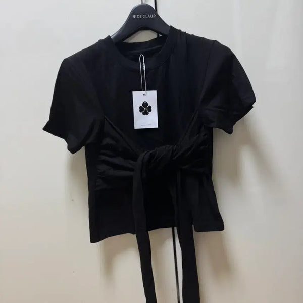 [BUNJANG] In N Yang Harmony Bow T-Shirt / 새상품 인앤양인하모니 bow 티셔츠