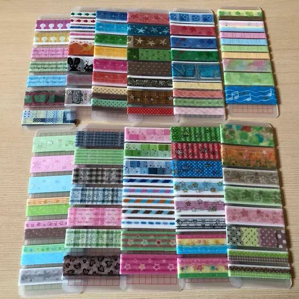 [BUNJANG] 89 Types Korean Washi Tape Cutouts Bundle Set / 마테컷무중복89종일괄