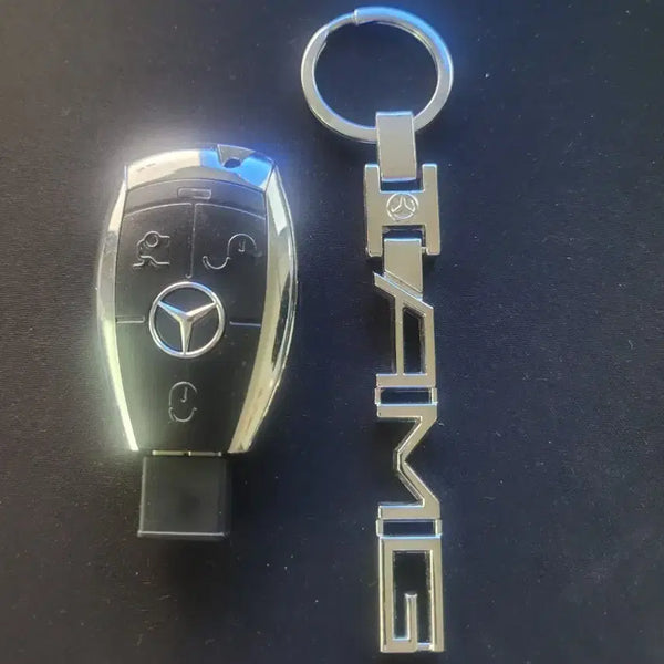 [BUNJANG] Mercedes-Benz AMG Keyring Holder / 벤츠 AMG 키링 키홀더 열쇠고리
