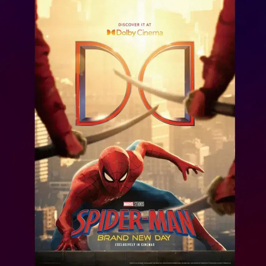 [BUNJANG] Spider-Man Brand New Day Dolby Poster / 스파이더맨 브랜 뉴 데이 돌비 포스터