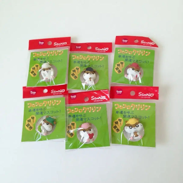[BUNJANG] Kuririn Lucky Charm Figure 6-Piece Set / 고전 코로코로 쿠리링 행운 피규어 6종 세트 일괄 [희귀]