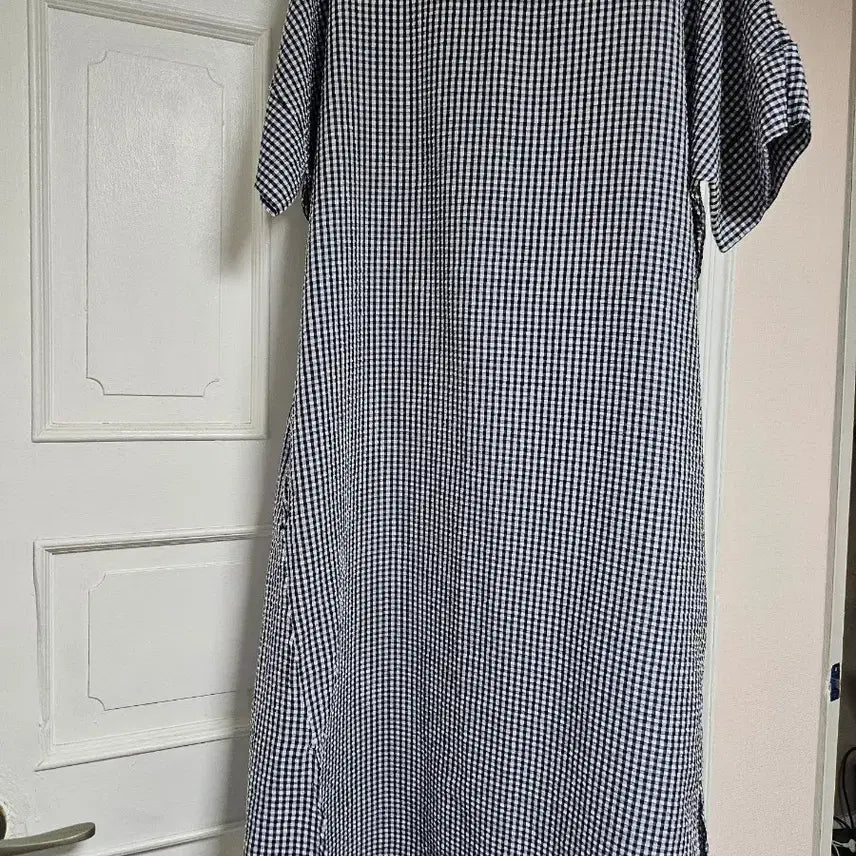 [BUNJANG] Checkered Long Dress / 체크무늬 원피스