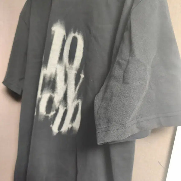 [BUNJANG] Slow Acid Black T-Shirt (Unisex) / 슬로우 애시드 블랙 티셔츠 팝니다 (남녀공용)