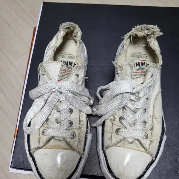[BUNJANG] Mihara Yasuhiro Peterson Ivory Sneakers Size 44 / 미하라 야스히로 피터슨 아이보리 스니커즈 44 사이즈