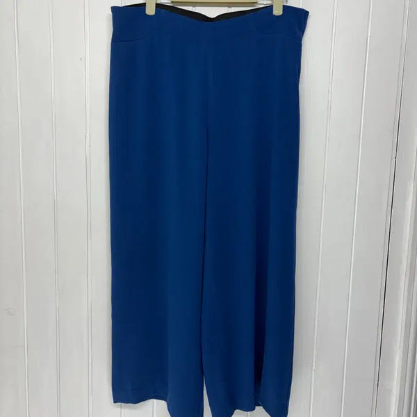 [BUNJANG] Chatelaine Women's Summer Wide Leg Pants Navy 30-inch / 샤트렌 여성 여름 와이드팬츠 30인치 ㅡ0724