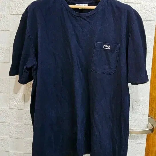 [BUNJANG] Lacoste Navy Pocket Short-Sleeve T-Shirt XL / (Z)라코스테 네이비 포켓 반팔티 XL