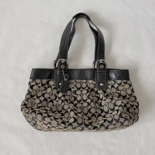 [BUNJANG] COACH Monogram Shoulder Bag / 코치(COACH) 모노그램 숄더백