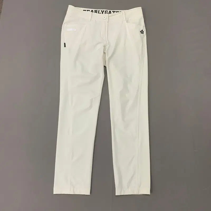 [BUNJANG] 2023 Paris Gaites Summer Span Pants White / 1 파리게이츠 골프 화이트 여름 스판 팬츠