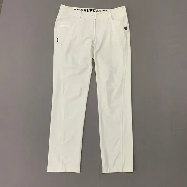 [BUNJANG] 2023 Paris Gaites Summer Span Pants White / 1 파리게이츠 골프 화이트 여름 스판 팬츠