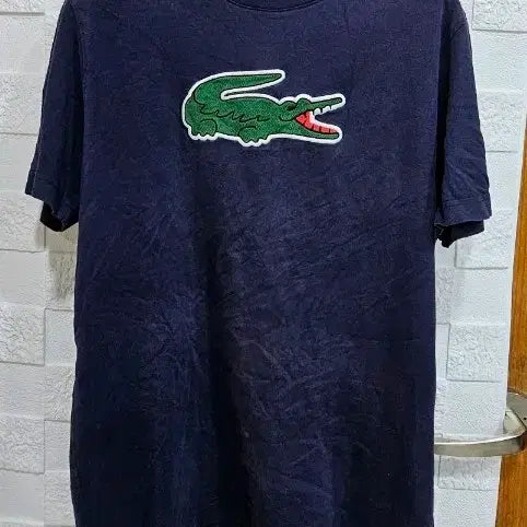 [BUNJANG] Lacoste Big Logo Navy XL / (Z)라코스테 빅로고 네이비 XL