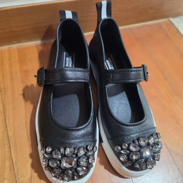 [BUNJANG] SUECOMMA BONNIE Jewel Embellished Mary Jane Sneakers (230) / 슈콤마보니 보석장식 메리제인 스니커즈 230