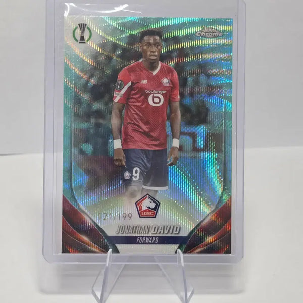[BUNJANG] Jonathan David 2019 Limited Aqua Wave Refractor Tops Chrome Card / [199한정] 조나단 데이비드 릴 아쿠아 웨이브 리프랙터 탑스 크롬