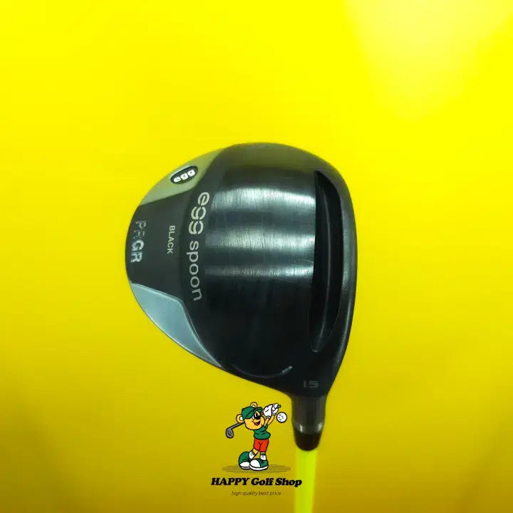 [BUNJANG] PRGR Egg Spoon 3 Wood 15 Degree Right Handed Golf Club / 프로에그 PRGR 에그 스푼 블랙 3번우드 15도 강도 S 아타스 펀치