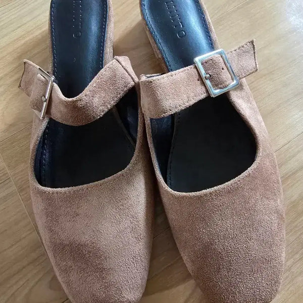 [BUNJANG] Women's Mule Heels - Size 245 / 봄.가을 뮬 구두 새거 245