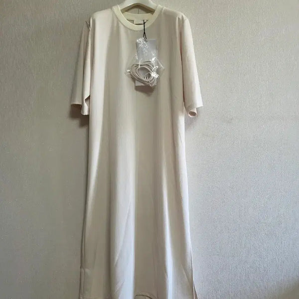 [BUNJANG] Montoto Ivory Dress with String Tie / 몽또또 원피스