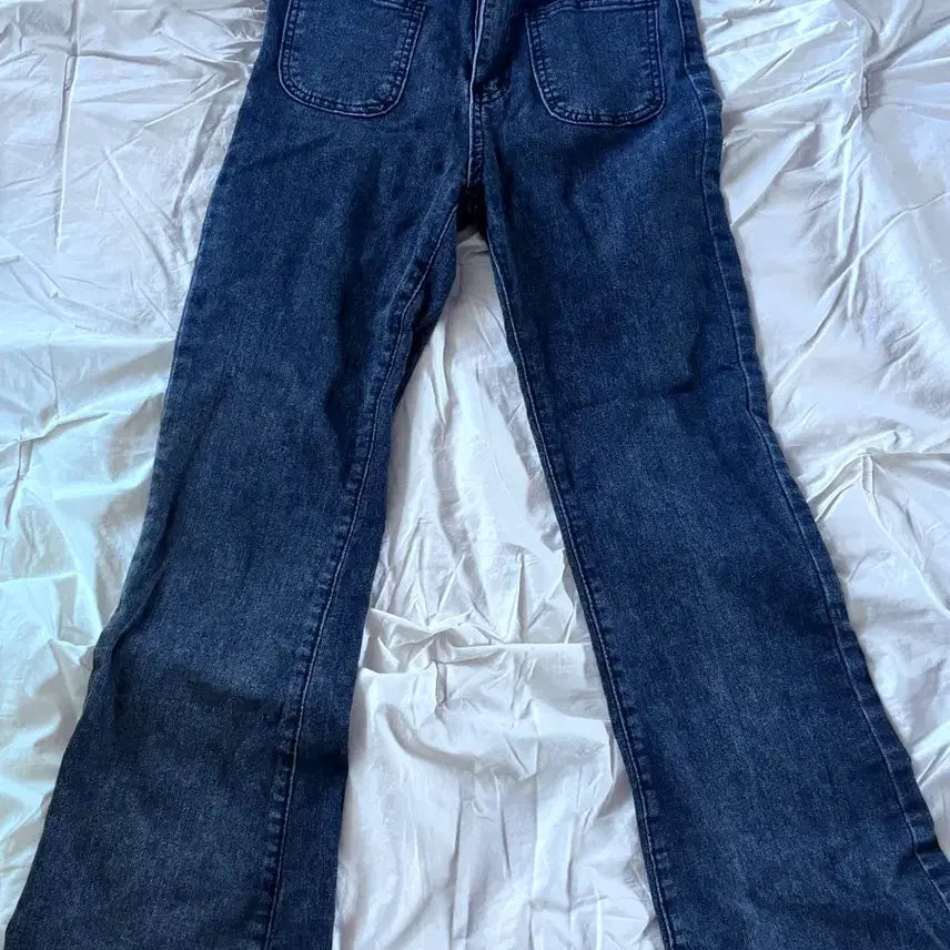 [BUNJANG] Vintage Wash Bootcut Denim Pants / 청바지 부츠컷 데님 팬츠