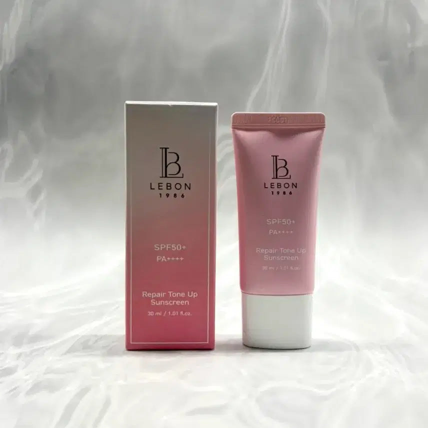 [BUNJANG] Lebon Repair Tone-Up Sun Cream SPF50+/PA++++ / 우체국당일발송 르본 리페어 톤업 선스크린 선크림 보습 진정 아줄렌 선크림 썬크림