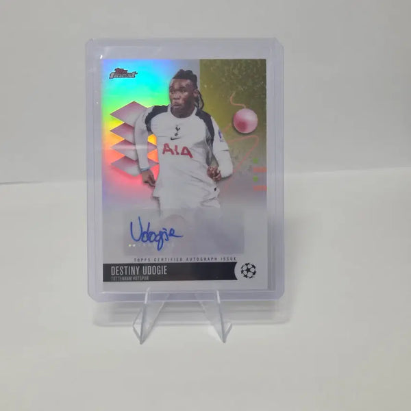 [BUNJANG] Destiny Udogie Tottenham Auto Tops Finest Autograph Card / [오토] 데스티니 우도기 토트넘 오토카드 탑스 파이니스트
