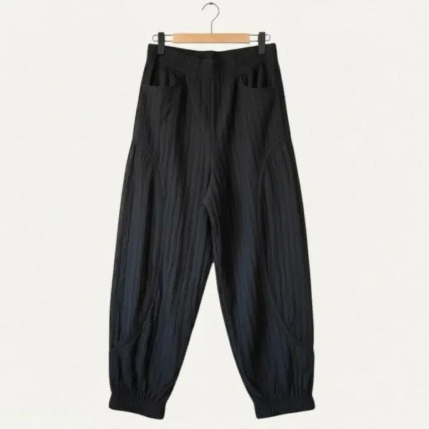 [BUNJANG] Women's Pleated Jogger Pants (Size 77) / 새상품 77 여성 통바지 조거 팬츠 밴딩 바지 플리츠 플리츠팬츠 새제품