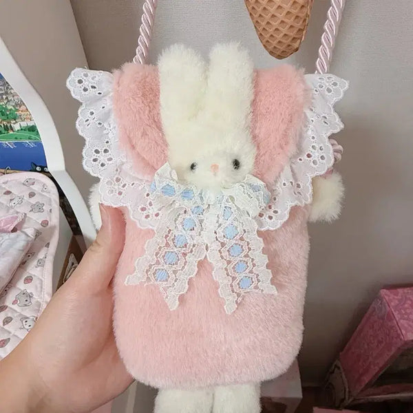[BUNJANG] FANCIA LAMODE Rabbit Pouch Bag / 팬시아라모드 토끼 파우치 가방