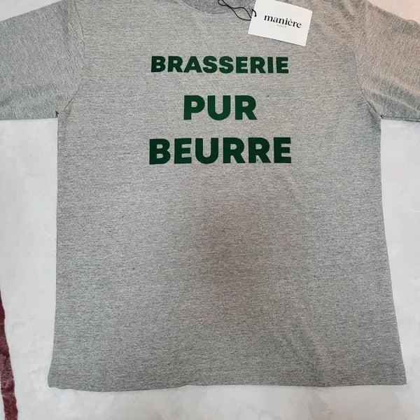 [BUNJANG] Manière Française Cotton Graphic T-Shirt / 마니에 프랑스 반팔티셔츠(새상품)