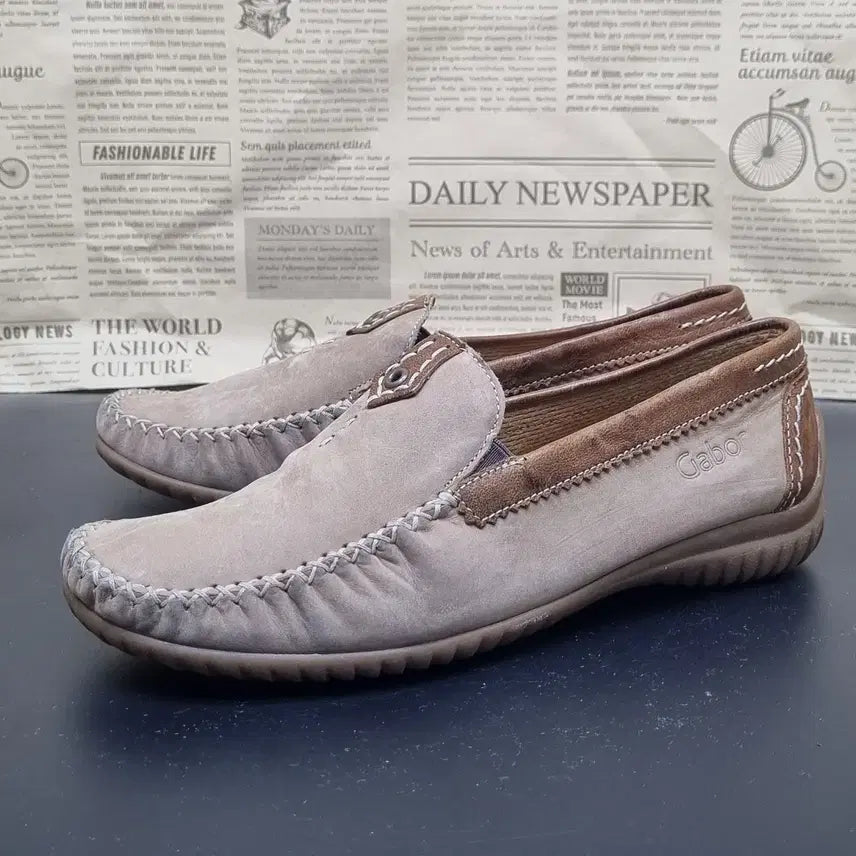 [BUNJANG] Gabber Women's Suede Loafers (240) / 가버 여성 스웨이드 로퍼 240