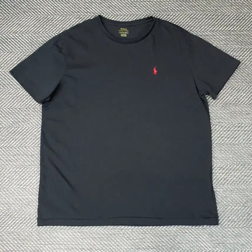 [BUNJANG] Polo Ralph Lauren Cotton T-Shirt Size 110 Black / 폴로 랄프로렌 반소매 면티 남자110