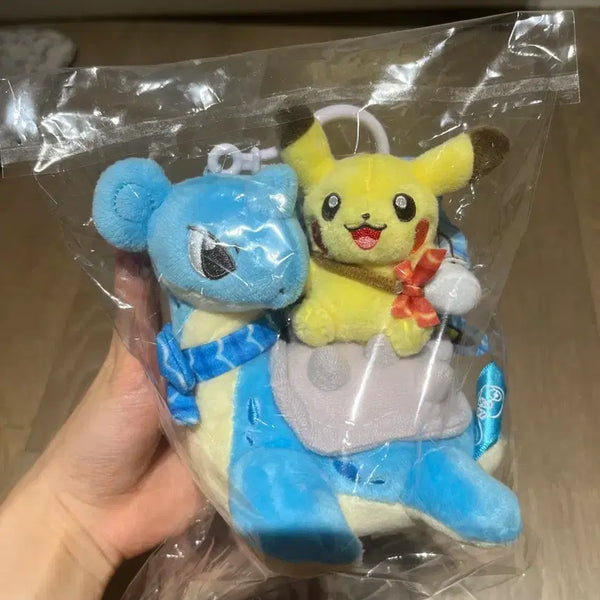 [BUNJANG] Pokemon Lapras & Pikachu 2019 Mascot Plush Toy / 포켓몬스터 라프라스 탄 피카츄 2019 인형 마스코트 정품 희귀템