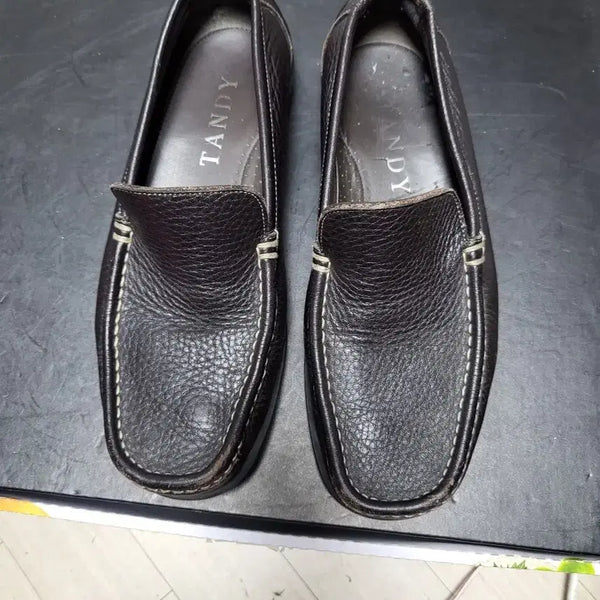 [BUNJANG] Tandy Men's Leather Loafers Brown 255mm / 탠디 남성 가죽 로퍼 브라운 255mm 상태좋음