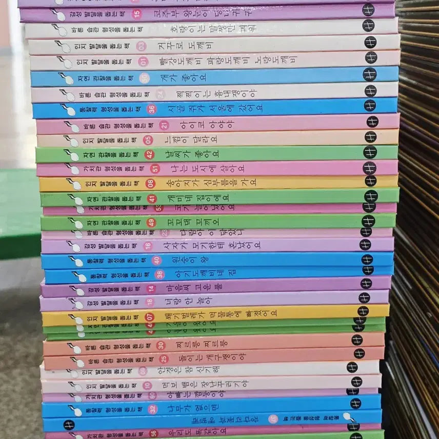 [BUNJANG] Yoon Gu-byung's Tadpole Picture Book Set - 60 Volumes / 윤구병의 올챙이 그림책 휴먼어린이 60권 세트 어린이책 중고책